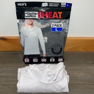 32° Heat Men’s Crew Neck Long Sleeve 2-pack